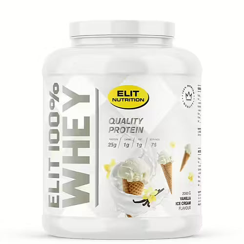 ELIT 100% Whey Protein - Vaniljglass, 2000g